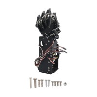 Robot Mechanical Arm Claw Humanoid Right Hand Five Fingers with Servos for Robotics DIY Assembled