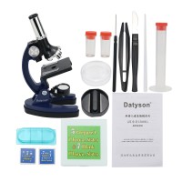 Kids Microscope Kit 300X 600X 1200X Magnification Case for Kids 28pcs Beginners Monocular STD-1200X