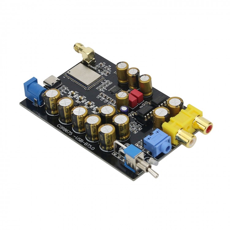 CSR8675 Bluetooth Audio Decoder Board Wireless Receiver Board PCM5102A ...