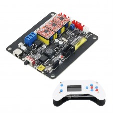 CNC 3 Axis Control Board Version 4.0 + 1.8 Inch Offline Controller Screen for GRBL Engraving Machine 