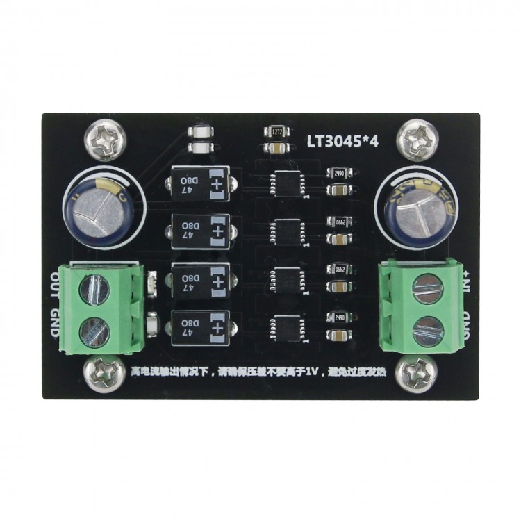 LT3045 Voltage Regulator Board Four Parallel Voltage Regulator Module ...