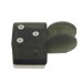 QU-21C Dual Paddle Key Mini Morse Key Telegraph Key CW Key Automatic Base Magnetic Absorption