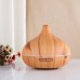 500ML Ultrasonic Smart Mini Atomization Humidifier Aroma Diffuser Home Air Atomizer Wood Grain