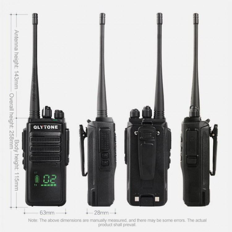 LYT-950 12W Walkie Talkie 400-480MHz Handheld Transceiver Hotel ...