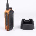 SHX-8800 Orange VHF UHF Walkie Talkie 5W Handheld Transceiver Bluetooth Write Frequency Desktop Charger