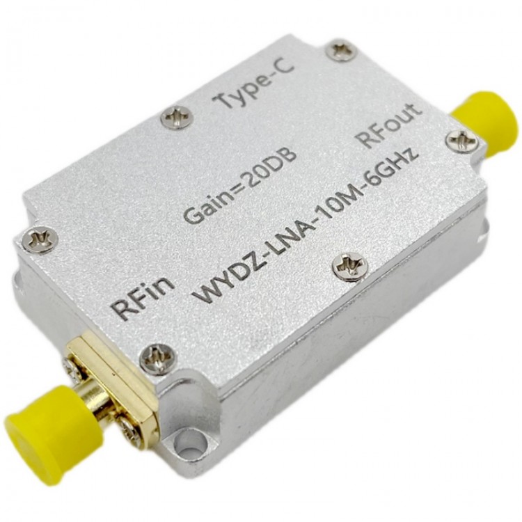 10M-6GHz Low Noise Amplifier Gain 20DB High Flatness LNA RF Signal ...