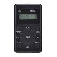 HRD-100 Vehicle Portable DAB Receiver FM Transmitter Digital Radio For Ham Radio DIY Applications