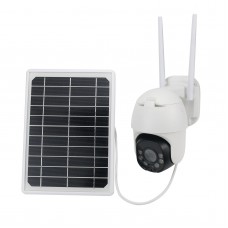 2MP Wireless Solar Camera Outdoor Dome Camera HD PTZ Security Camera Waterproof Q9-WIFI Version