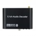 DAC651BT-B DTS/AC3 5.1 Audio Decoder Bluetooth Decoder Bluetooth 5.0 Version (With USB Player)