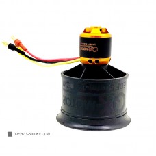 QF2611-5000KV CCW 50MM 12-Blade Ducted Fan Motor EDF Motor Set For Remote Control Model Aircraft