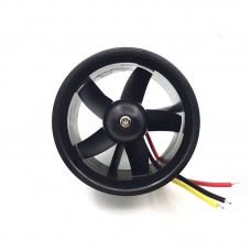 QF2611-4500KV 64MM Ducted Fan Motor 5-Blade EDF Model Airplane Brushless Motor For RC Drone