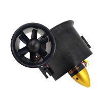QF2822-3000KV 70MM Ducted Fan Motor 6-Blade EDF Motor Model Airplane Brushless Motor For RC Drone