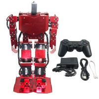 Red 17DOF Robo-Soul H3.0 Biped Robotics Humanoid Robot Aluminum Frame Full Kit w/17pcs Servo + Controller