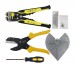 MC4 Solar Panel Crimping Tools Wire Crimper Wire Connector Cut Kit + Wire Stripper Crimping Pliers