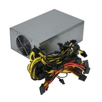 2000W ETH Miner Power Supply Dual-Fan PSU Power Supply Module 8 Graphics Card Power Supply