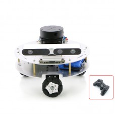 Omni Wheel ROS Car Robotic Car w/ Voice Module A1 Standard Radar ROS Master For Raspberry Pi 4B 2GB