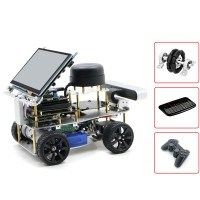 Ackerman/Differential ROS Robotic Car w/ 7" Touch Screen A1 Customized Radar For Raspberry Pi 4B 4GB