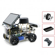 Ackerman/Differential ROS Car Robot Car Assembled w/ Main Control Board for Raspberry Pi 4B 4GB