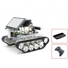 Tracked Vehicle ROS Car w/ Touch Screen Voice Module A1 Standard Radar For Raspberry Pi 4B 4GB