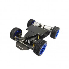 RC Car Chassis Smart Robot Chassis Assembled Standard Version Servo Steering With Encoder Motor
