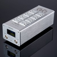 Palivens P20 Silver Audio Power Filter Power Supply Filter LCD Screen Displays Voltage & Current