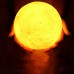 15CM/5.9" Bluetooth Speaker Lamp 3D Moon Night Light USB Charging 3 Light Color Touch & Tap Control