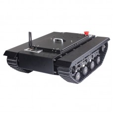 TR500S Robot Chassis Tank Chassis All-Terrain Chassis Rubber Track Assembled Load 50KG No Controller