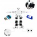 17DOF Humanoid Robot Educational Programming Robot Blue Assembled Cellphone APP Bluetooth Control