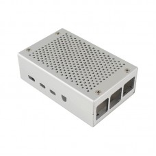 For Raspberry Pi 4 Case Aluminum Alloy Silver Raspberry Pi 4 Heatsink Case Perfect For DIY Makers