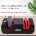 Professional Electric Knife Sharpener Multifunctional Automatic Cut Sharpeners EU Plug Black