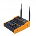 TKL R2 4-Channel USB Sound Mixer Console Mini Bluetooth Audio Mixer With Wireless Microphones