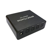 NK-Q5 For SPDIF/Toslink Splitter 1x3 Optical Audio Splitter Switch 1 In 3 Out  LPCM2.0/DTS/Dolby-AC3