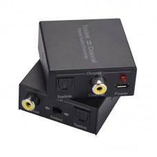 NK-Q7 DAC Digital Audio Converter 2-Way Optical Audio Converter Compact Size For Toslink Coaxial