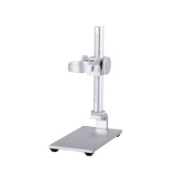 White Aluminum Alloy Microscope Stand Heavy Duty For USB Microscopes Digital & Electron Microscopes