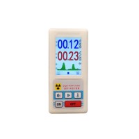 Dosimeter Geiger Counter Nuclear Radiation Detector X-ray Beta Gamma Detector Geiger Counter Radioactivity Detector-White