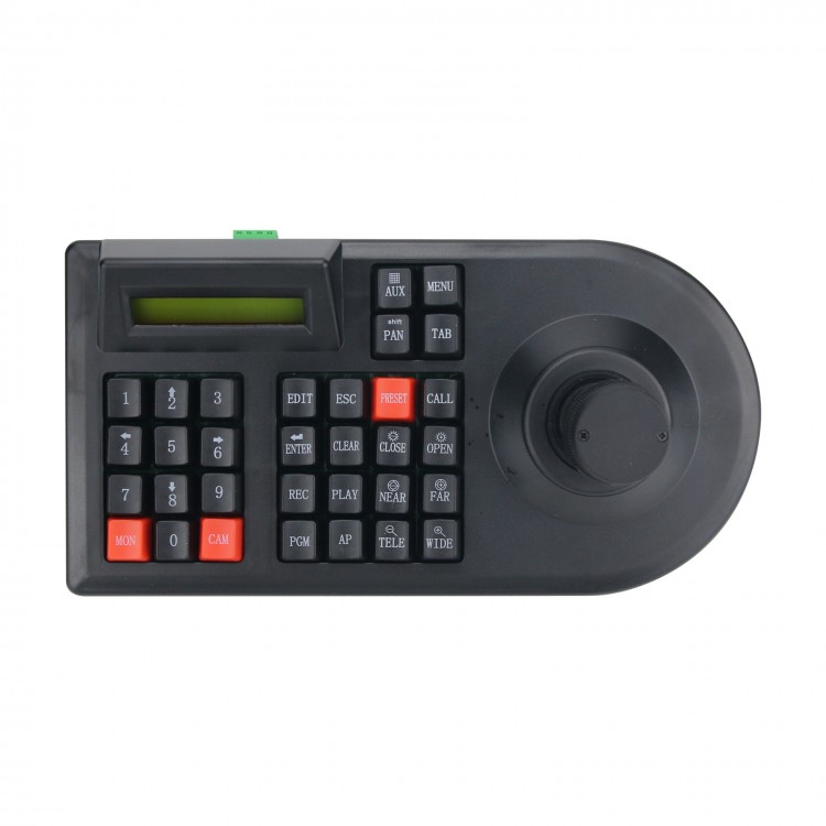 3D Joystick PTZ Keyboard 9VDC for CCTV Camera Dom RS485 Control ...