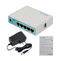 MikroTik RB750Gr3 Hex ROS 5-Port Mini Router 5x1000Mbps Ports RouterOS L4 Gigabit Ethernet Router