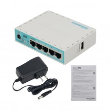 MikroTik RB750Gr3 Hex ROS 5-Port Mini Router 5x1000Mbps Ports RouterOS L4 Gigabit Ethernet Router
