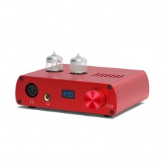 LOXJIE P20 Fully Balanced Headphone Amplifier Hifi Tube Amplifier 6N3 Desktop Headphone Amp Red