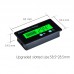 EV Battery Indicator Battery Gauge Battery Capacity/Voltage 12V-84V Upgraded Version Blue Backlight