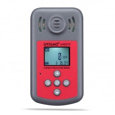 UYIGAO UA6070 Carbon Monoxide Meter 0-2000PPM CO Detector Meter With Audio Vibration And LED Alarms