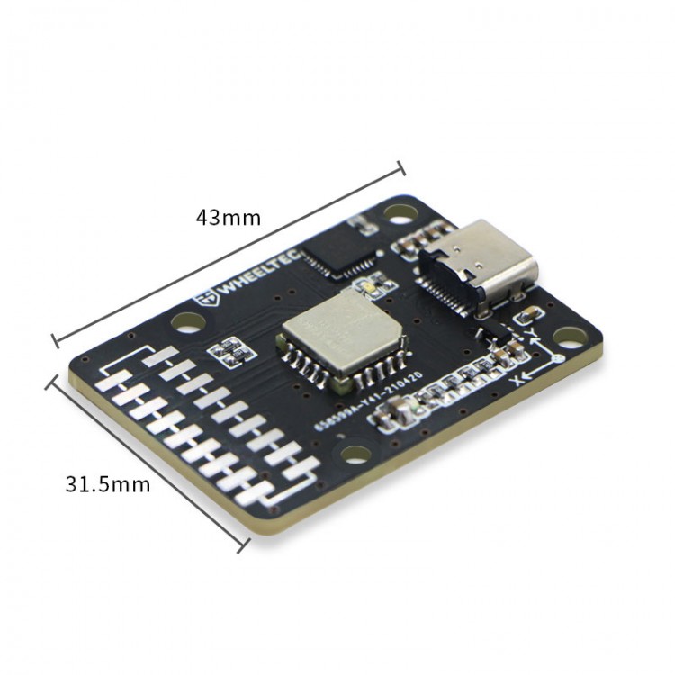 WHEELTEC IMU Module Sensor 9-Axis Attitude Sensor Magnetometer USB ...