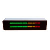TZT Mini Dual Channel RGB LED Sound Level Meter Stereo Music Spectrum Visualizer Home Desktop/Car Audio Display Analyzer