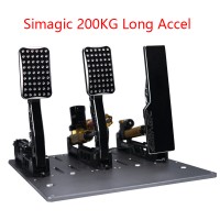 200KG Long Accel Speed Magic Hydraulic Pedal Racing Simulator Pedal Equipment For Simagic PC Direct Drive M10 Alpha Steering Wheel
