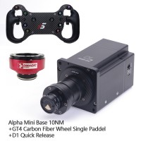 For Simagic Alpha Mini Base 10NM +GT4 Carbon Fiber Wheel for Direct Drive Steering Wheel Stepping Racing Game Simulator