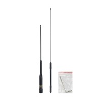AZ507FX 75CM/29.5" VHF UHF Antenna Dual Band Mobile Antenna Soft Top For Car Mobile Radio Transceiver