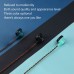 JCALLY EP02 3.5mm Wired Headphones w/ Microphone Smart Phone Dynamic Earbuds Flat Head Music Earphone Headset-Deep Blue