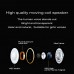 JCALLY EP01 3.5mm Wired Headphones 15.4MM Dynamic Flat Head Music Earphone Smart Phone Earbuds Copper Wire with Microphone-Black