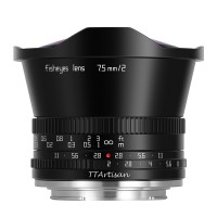 TTArtisan 7.5MM F2 Lens APS-C Wide-Angle Fisheye Lens Manual Focus (Black) For Nikon Z Mount