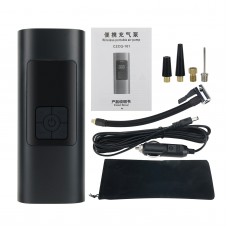 Car Air Pump Portable Smart Air Pump Wired Type With Cigarette Lighter Plug Digital Display